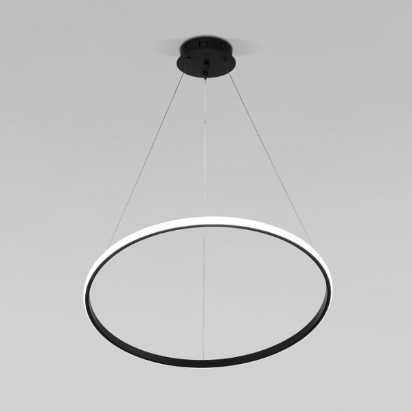 Подвесной светодиодный светильник с пультом управления 90264/1 черный Eurosvet Collars