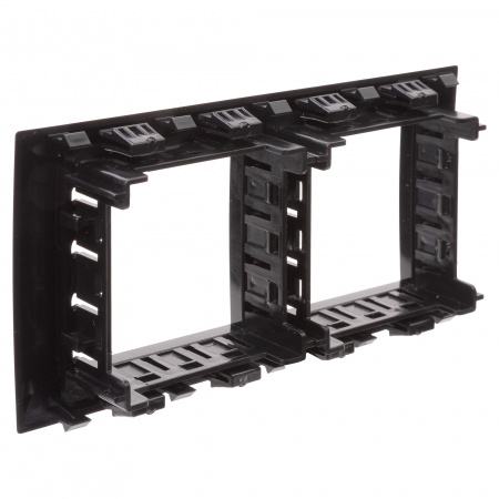 DKC Avanti Черный Рамка-суппорт для In-liner Front 4 модуля