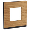 SE Unica Pure Дуб/Антрацит Рамка 1-ная горизонтальная