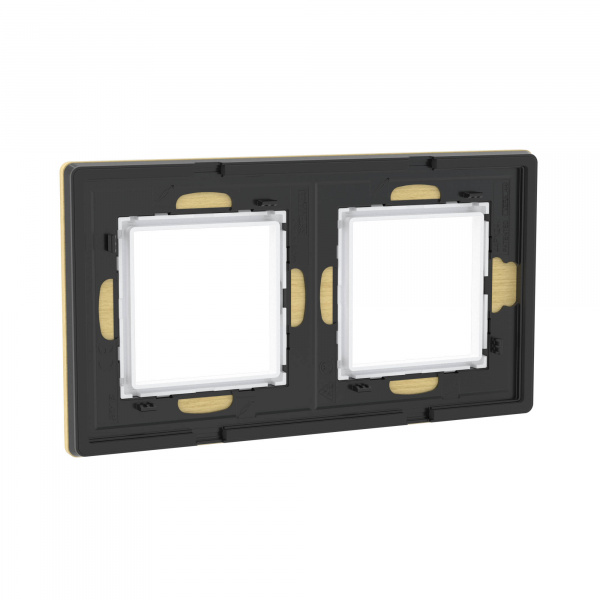 DKC Avanti Беленый дуб Дерево Рамка 4 модуля