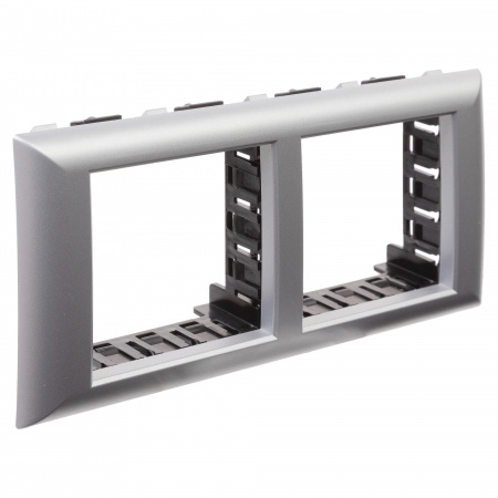 DKC Avanti Серебристый металлик Рамка-суппорт для In-liner Front 4 модуля