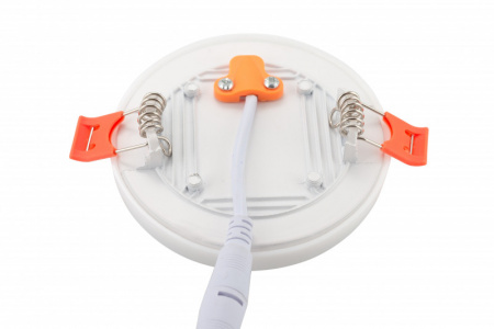 DK4604-WW Встраиваемый светильник, IP 20, 18 Вт, LED 3000, белый, пластик