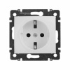 Legrand Valena Бел Розетка 1-ая с/з с защитными шторками