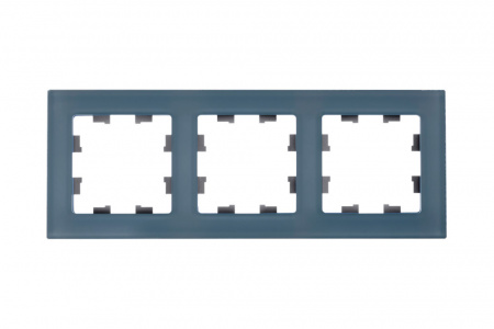 Systeme Electric AtlasDesign Nature Натуральное стекло Грифель Рамка 3-ая