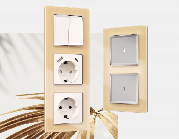 Рамка ALFA Platos (Шампань Стекло органическое) 5-ая AF330605