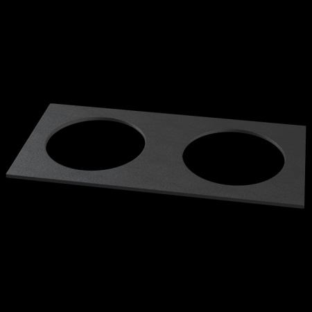 Рамка декоративная для встраиваемого светильника Kappell черный DLA040-03B Maytoni Accessories for downlight