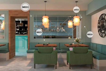 Молдинг MX033, 76х14, 2000мм, Экополимер/15