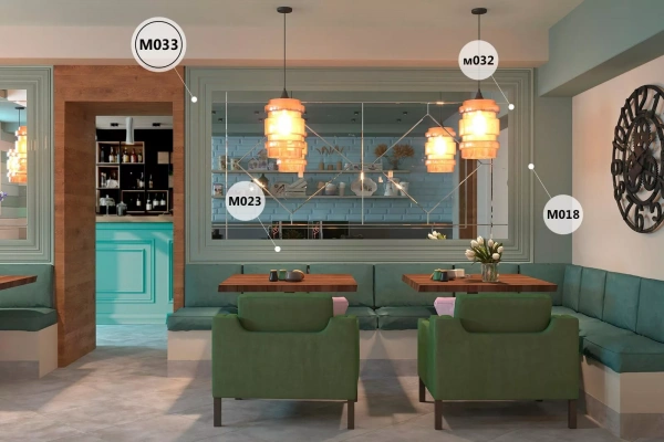 Молдинг MX033, 76х14, 2000мм, Экополимер/15