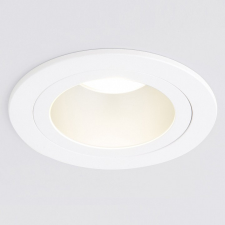 Встраиваемый точечный светильник 122 MR16 серебро/белый Elektrostandard Flood a053353