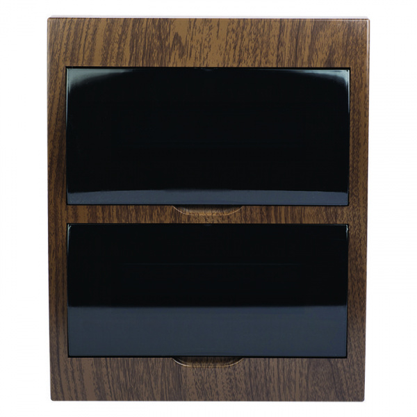 EKF PROxima Щит распределительный навесной ЩРН-П-24 темное дерево IP41