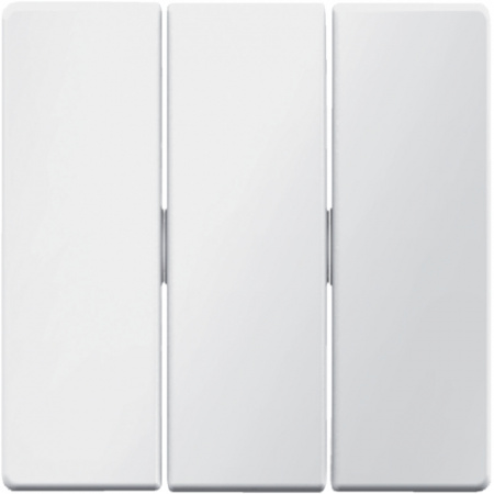 Berker Q Полярно-белый с эффектом бархата Клавиша 3-ая
