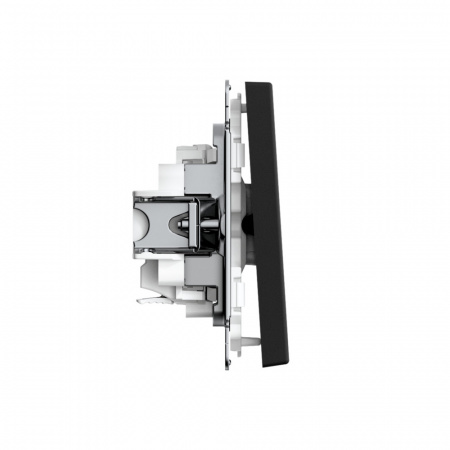 Systeme Electric ArtGallery Карбон Выключатель 1-клавишный, 10АХ, механизм, быстрозажим. клем.