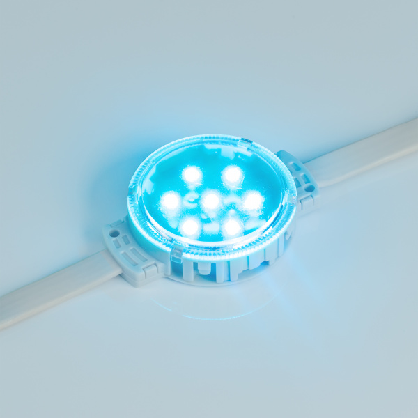 Светодиодный модуль Arlight SPI-F7-D50 24V RGB-RAM-Auto 036826 Светодиодный модуль Arlight SPI-F7-D50 24V RGB-RAM-Auto 036826