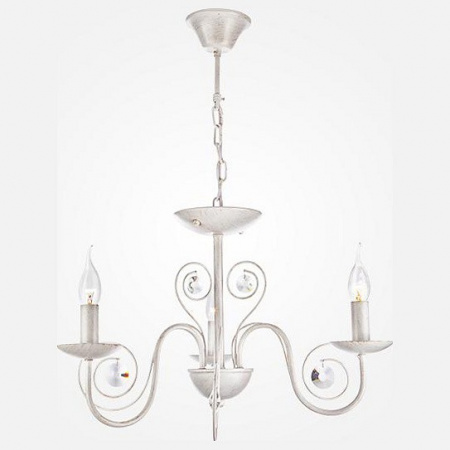 Люстра с двойным креплением 60018/3 белый с золотом Eurosvet Tomas