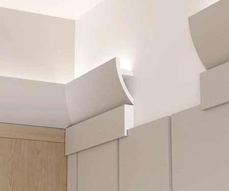 Карниз KX072, 75х33, 2000мм, Экополимер/9