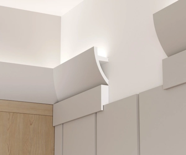 Карниз KX072, 75х33, 2000мм, Экополимер/9