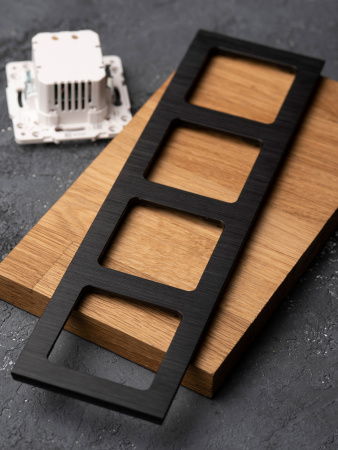 EKF PROxima Стокгольм Черный Металл Рамка 4-ая