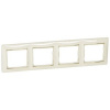 Legrand Valena Крем/Золото Рамка 4-ая горизонт.