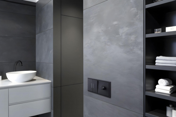 Светорегулятор для светодиодных ламп 200W, черный матовый Kollinger Eclipse EC-023BK