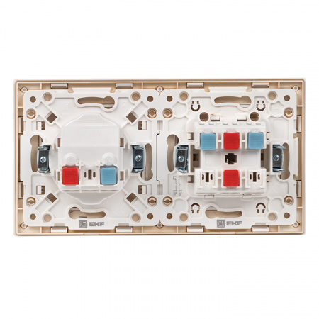 EKF PROxima Стокгольм Белый Линия шампань Рамка 2-ая
