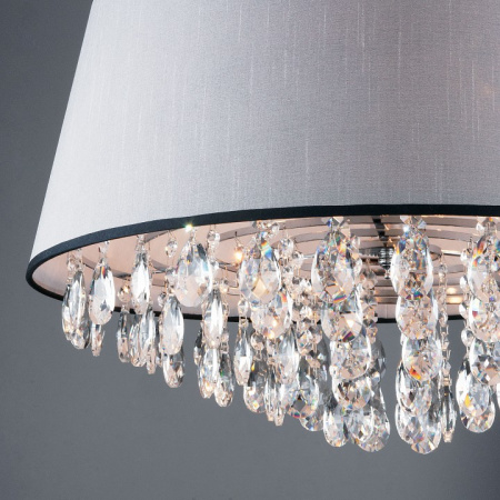 Подвесная люстра с хрусталем 10092/5 хром Eurosvet Opera