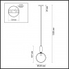 Подвесной светильник Odeon Light Pendant Okia 4671/1