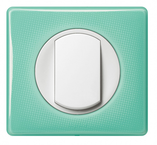 Legrand Celiane2 Белый Клавиша 1-ая для кнопочного выключателя с контурной подсветкой