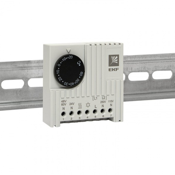 EKF PROxima Термостат NO/NC (охлаждение/обогрев) на DIN-рейку 5-10A 230В IP20