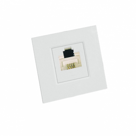 SE Wessen 45 Бел Розетка ТЛФ RJ11 для кабель-каналов