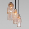 Подвесной светильник с плафонами 50209/3 бронза Eurosvet Soho