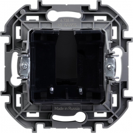 Legrand INSPIRIA Антрацит Вывод кабеля с зажимом для крепления