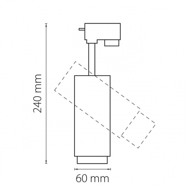 Трековый светодиодный светильник Lightstar Fuoco Led 215239