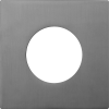 Donel Рамка одиночная для розеток, вороненая сталь, серия N96 Superfine, DTFLA10GB