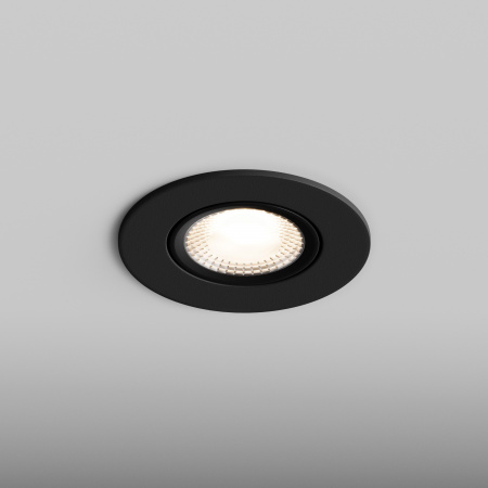 Встраиваемый светильник Hesby Atlas HSBL_0103 IP20,10Вт, GU5.3, черный