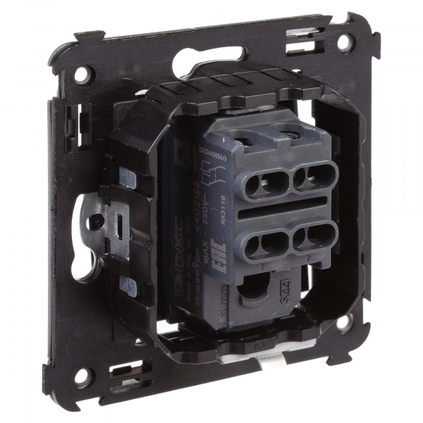 DKC Avanti Черный квадрат Инвертор одноклавишный