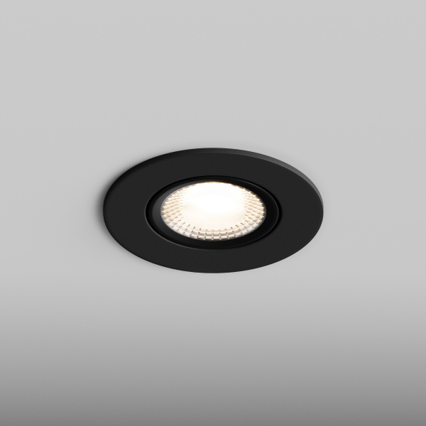 Встраиваемый светильник Hesby Atlas HSBL_0103 IP20,10Вт, GU5.3, черный