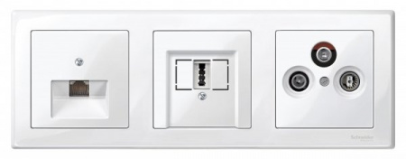 SE Merten SM M-Smart Бел глянец Рамка 3-ая