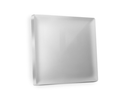 Лицевая панель ALFA (Серебро глянец) для 1-клавишных выключателей QUANT AP4010