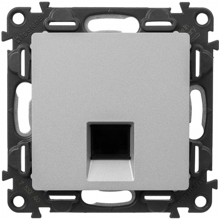 Legrand Valena LIFE DIY Алюм Розетка комп(RJ45) 1-ая 5 кат UTP
