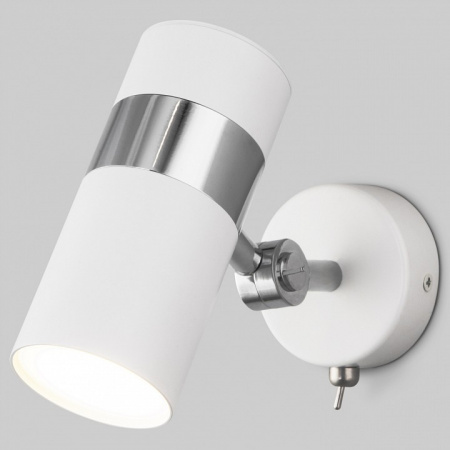 Настенный светильник 20096/1 белый / хром Eurosvet Viero