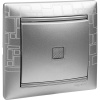 Legrand Valena Алюминий Выключатель 1-клавишный с подсветкой