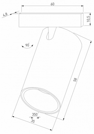 Mini Magnetic Трековый светильник 5W 3000K (латунь/черный) 85202/01 Elektrostandard Mini Magnetic a067274 Mini Magnetic Трековый светильник 5W 3000K (латунь/черный) 85202/01 Elektrostandard Mini Magnetic a067274