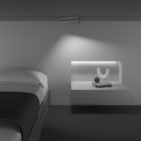 Трековый светильник Magnetic track system Gravity TR077-2-20W4K-W Maytoni Points Rot