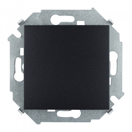 Simon 15 Графит Переключатель, 16А, 250В, винт. зажим