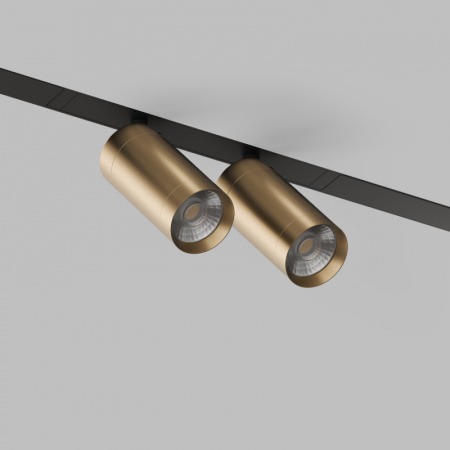 DK8012-BG Акцентный светильник SMART SPOT DOUBLE 2x9W DIM 3000K-6000K, матовое золото с черным