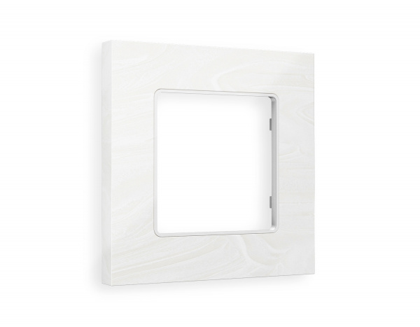 Рамка ALFA Grand (Белый мрамор) 1-ая AF930101