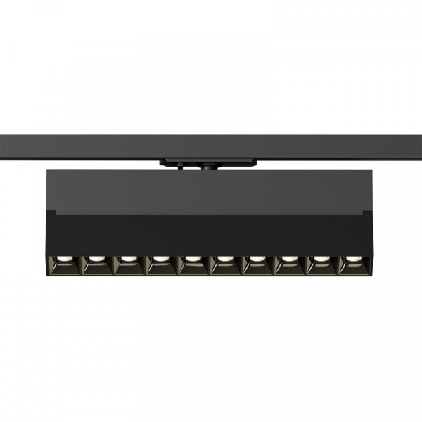 DK6636-BK Поворотный однофазный трековый светильник EDDER со светодиодом L271mm 220V 20W 30° 3000K IP20 черный алюминий