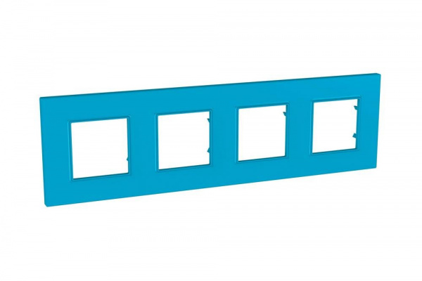 Schneider Electric Unica Quadro Голубика Рамка 4-ая