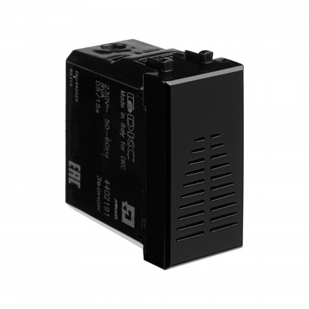 DKC Avanti Черный квадрат Звонок 1 модуль