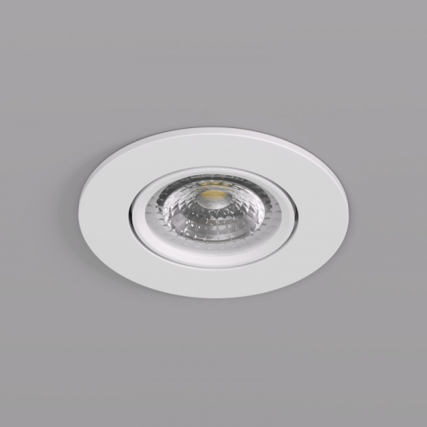 DK3020-WH Встраиваемый светильник, IP 20, 10 Вт, GU5.3, LED, белый, пластик